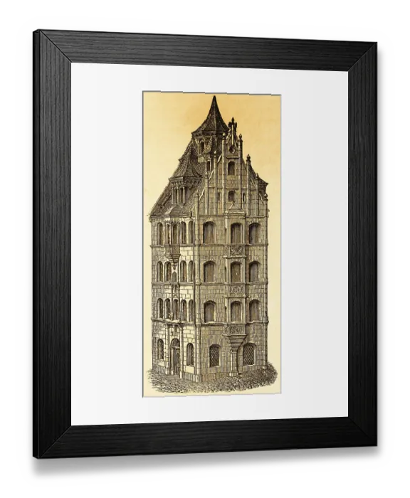 Framed Print : The Pottery House, architecture