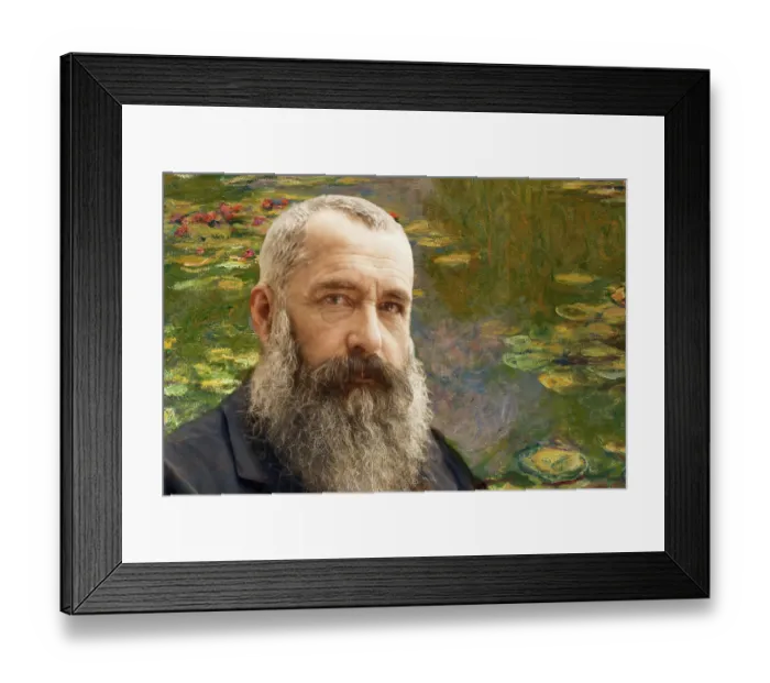 Framed Print : Portrait of Claude Monet, 1840 - 1926 Framed Print : Portrait of Claude Monet, 1840 - 1926
