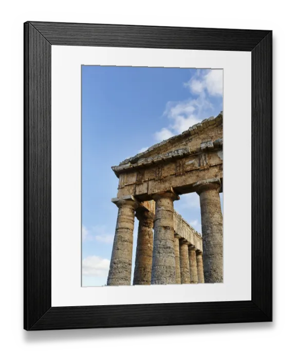 Framed Print : Elymian Doric Temple, Ruins, Ancient City of Segesta Framed Print : Elymian Doric Temple, Ruins, Ancient City of Segesta