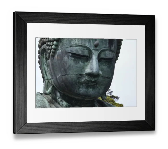 Framed Print : Close-up of the Big Buddha in Kotokuin Temple Framed Print : Close-up of the Big Buddha in Kotokuin Temple