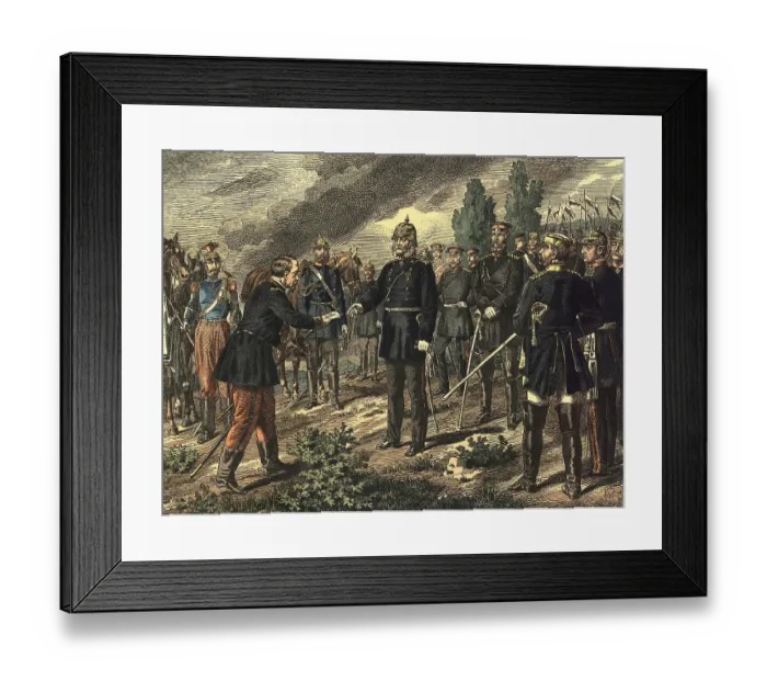 Framed Print : Scene during the Franco-Prussian War Framed Print : Scene during the Franco-Prussian War