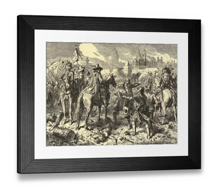 Framed Print : Events of the Thirty Years War Framed Print : Events of the Thirty Years War