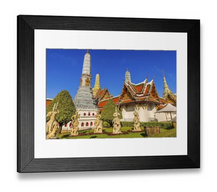 Framed Print : The Grand Royal Palace, Wat Phra Kaeo Buddhist Temple Framed Print : The Grand Royal Palace, Wat Phra Kaeo Buddhist Temple