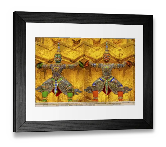 Framed Print : The Grand Royal Palace, Wat Phra Kaeo Buddhist Temple