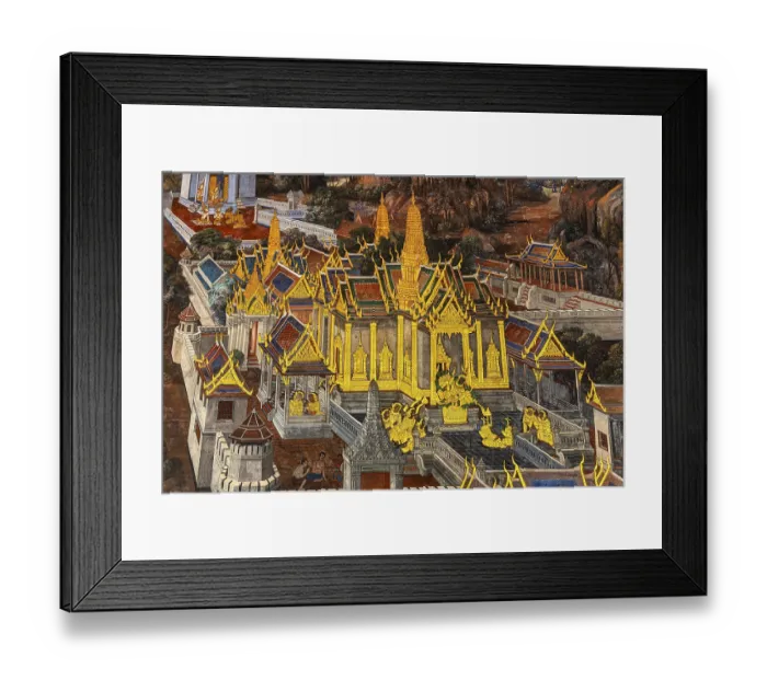 Framed Print : The Grand Royal Palace, Wat Phra Kaeo Buddhist Temple Framed Print : The Grand Royal Palace, Wat Phra Kaeo Buddhist Temple