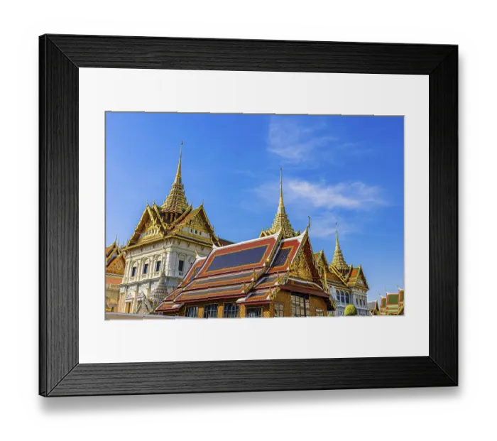Framed Print : The Grand Royal Palace, Wat Phra Kaeo Buddhist Temple