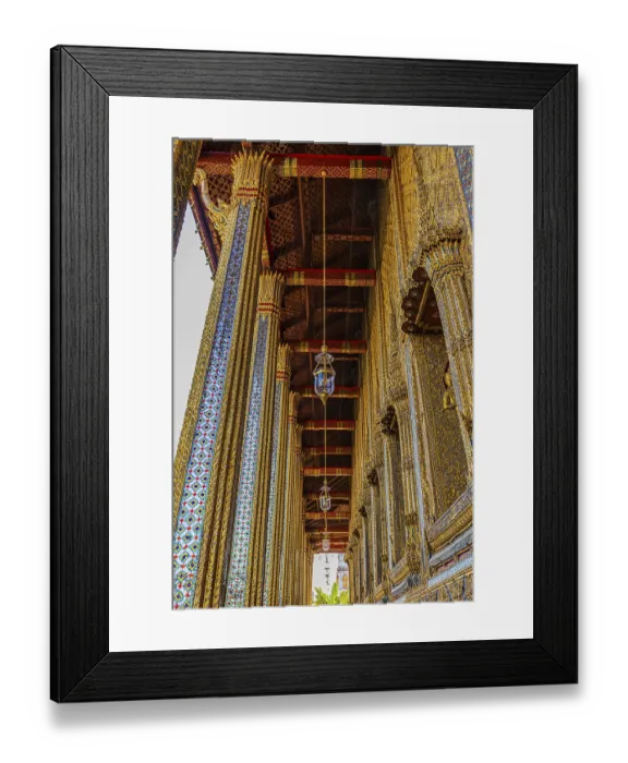 Framed Print : The Grand Royal Palace, Wat Phra Kaeo Buddhist Temple