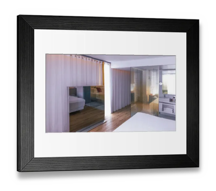 Framed Print : Luxury hotel room in a European hotel Framed Print : Luxury hotel room in a European hotel
