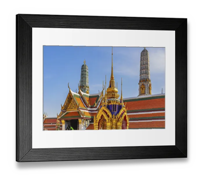 Framed Print : The Grand Royal Palace, Wat Phra Kaeo Buddhist Temple