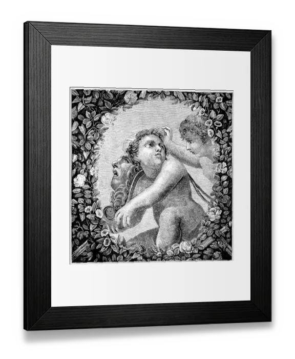 Framed Print : Renaissance painter Antonio Allegri da Correggio (1489-1534)
