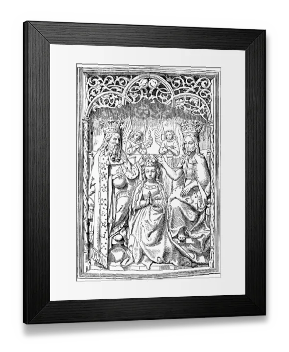Framed Print : Coronation of Mary or Virgin Mary Framed Print : Coronation of Mary or Virgin Mary