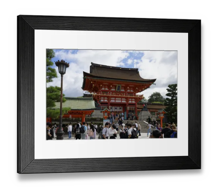 Framed Print : Ro-mon Gate, Fushimi Inari Shrine