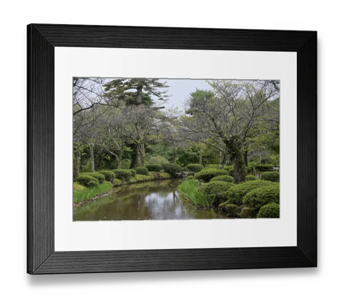 Framed Print : Kenroku-en Garden, Kanazawa, Ishikawa Prefecture