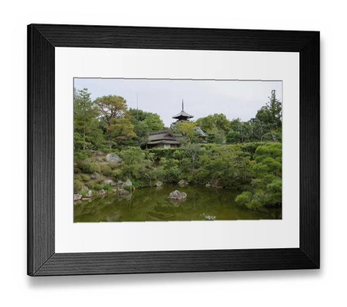 Framed Print : Roof Goju-no-To (Five-Storey Pagoda)