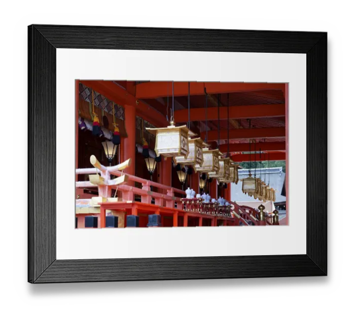Framed Print : Lantern, Fushimi Inari Shrine, Kyoto