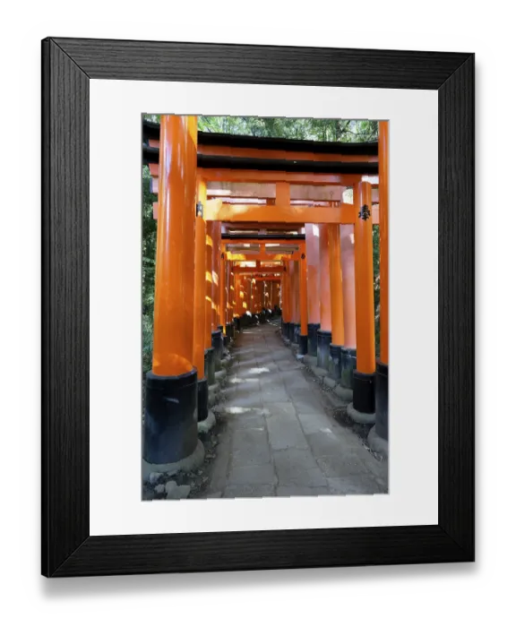 Framed Print : Torii, Fushimi Inari Shrine, Kyoto