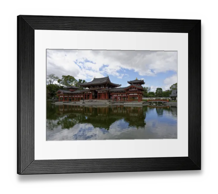 Framed Print : Reflection, bridge, Phoenix Hall