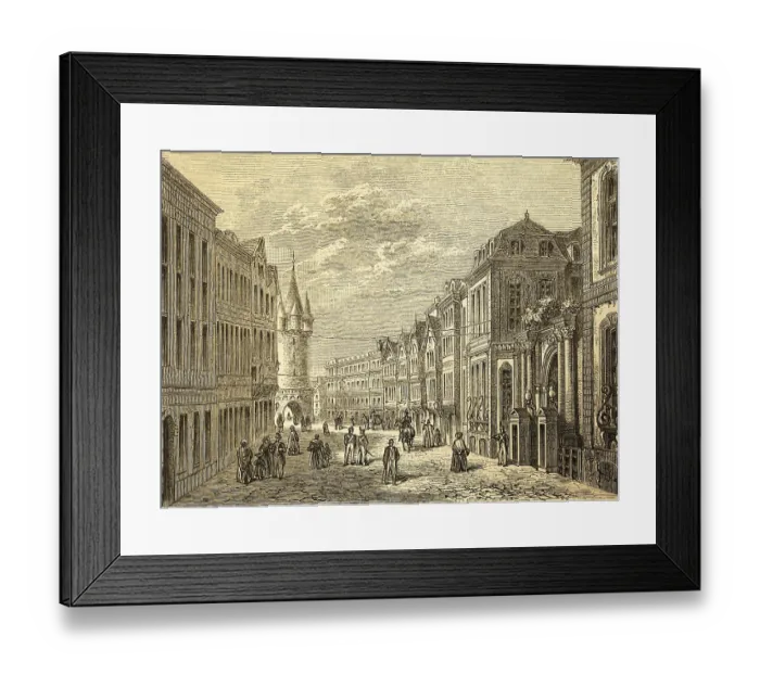 Framed Print : Federal Palace with view of the Eschenheim Gate Tower Framed Print : Federal Palace with view of the Eschenheim Gate Tower