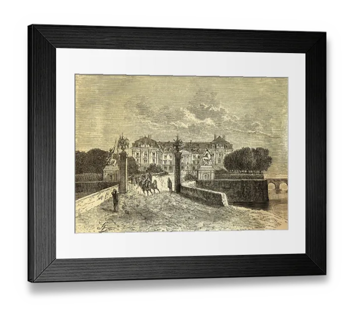 Framed Print : Bruhl Castle, Augustusburg Castle