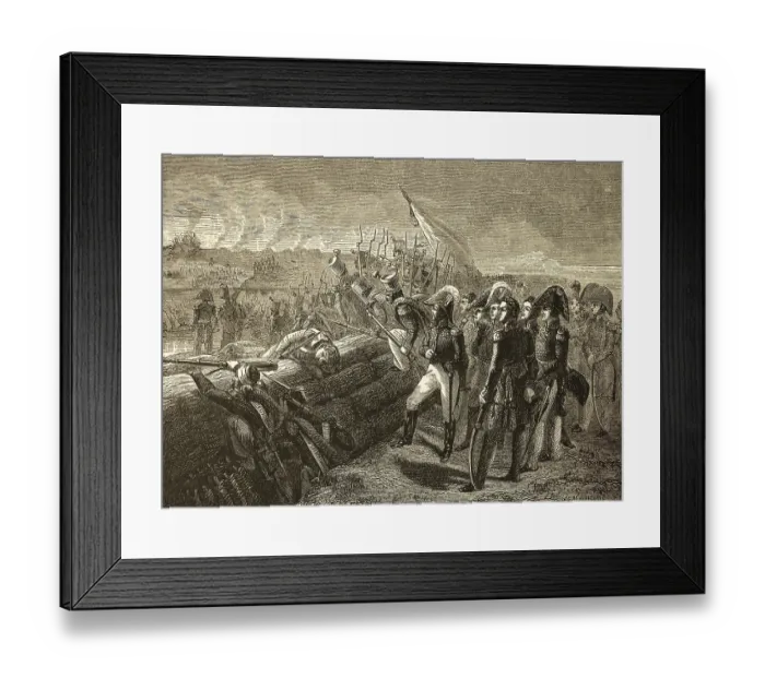 Framed Print : Conquest of Trocadero by the Duke of Angouleme (1823) Commander of the French army