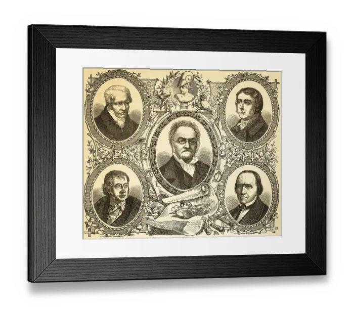 Framed Print : Portraits, Alexander von Humboldt
