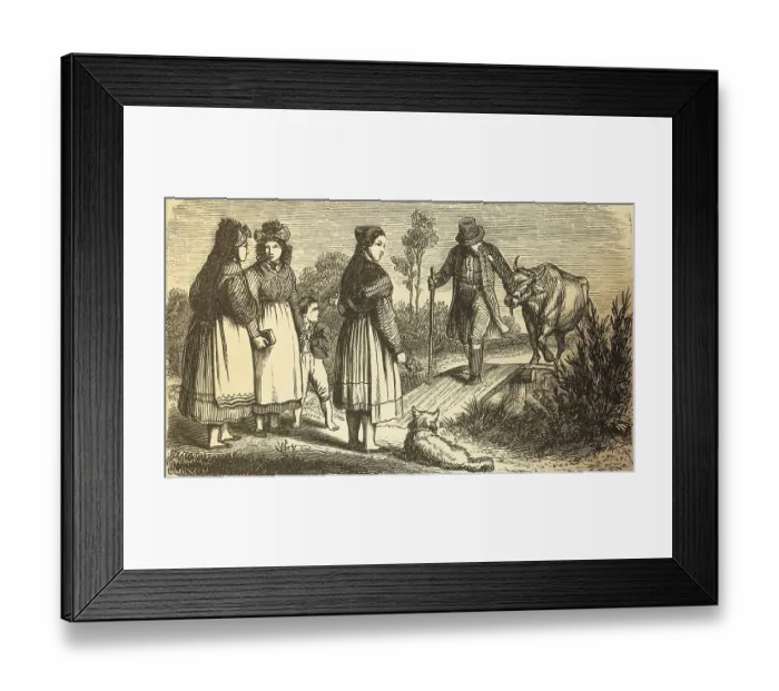 Framed Print : Resident of the province of Saxony