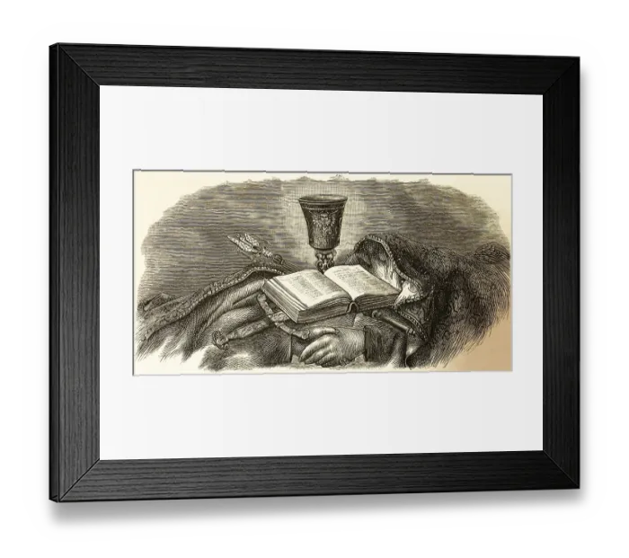 Framed Print : Symbolic picture church, religion