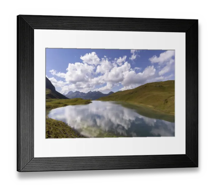 Framed Print : Rappensee, left Kleiner Rappenkopf