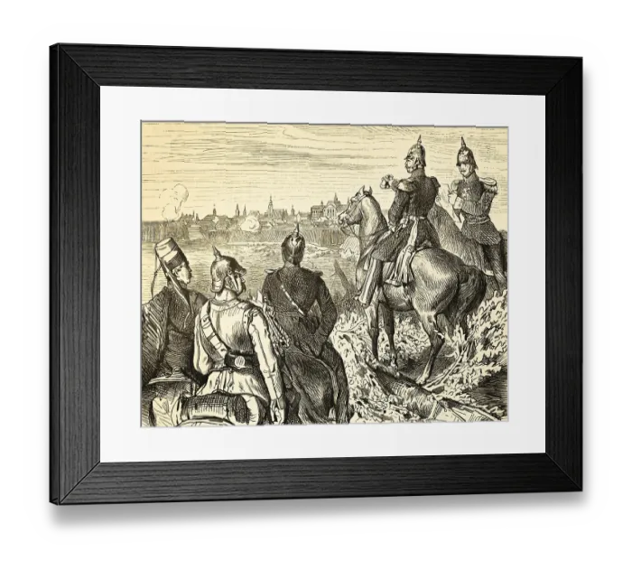 Framed Print : The Prince of Prussia in front of restful