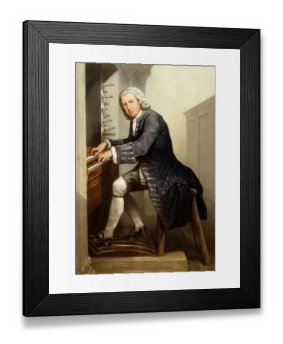 Framed Print : Johann Sebastian Bach, 1685 - 1750 Framed Print : Johann Sebastian Bach, 1685 - 1750