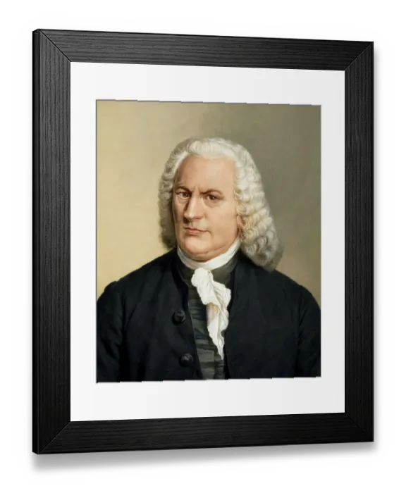 Framed Print : Johann Sebastian Bach, 1685 - 1750 Framed Print : Johann Sebastian Bach, 1685 - 1750