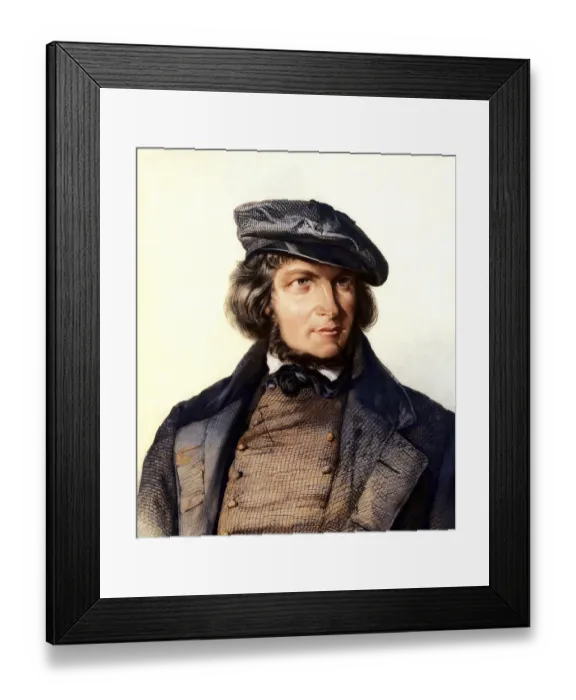 Framed Print : August Heinrich Hoffmann, Hoffmann von Fallersleben Framed Print : August Heinrich Hoffmann, Hoffmann von Fallersleben