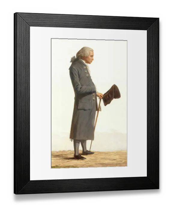 Framed Print : Immanuel Kant, 1724 - 1804, German philosopher of the Enlightenment