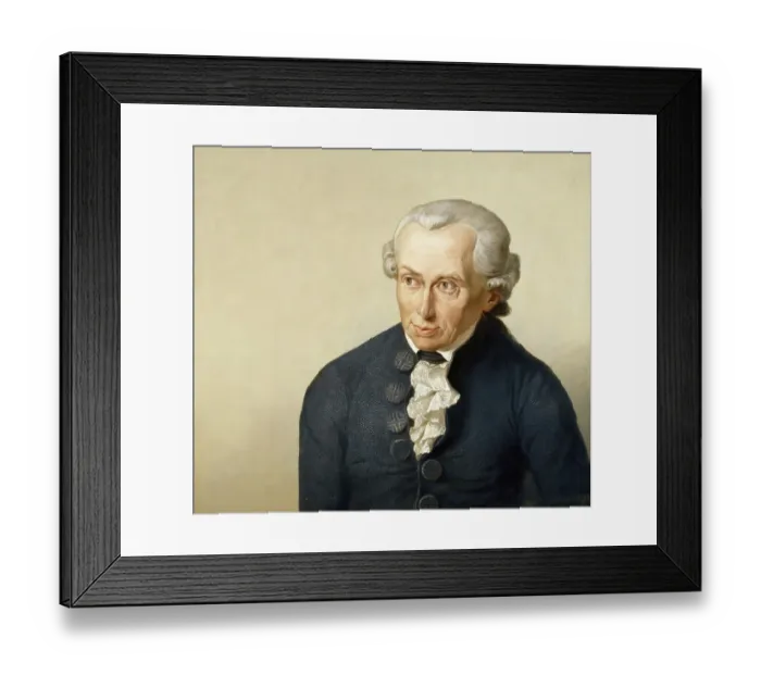 Framed Print : Immanuel Kant, 1724 - 1804, German philosopher of the Enlightenment