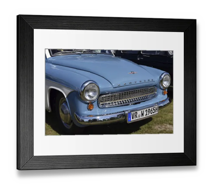 Framed Print : DDR Oldtimer Wartburg 311, Wartburg-311 Framed Print : DDR Oldtimer Wartburg 311, Wartburg-311