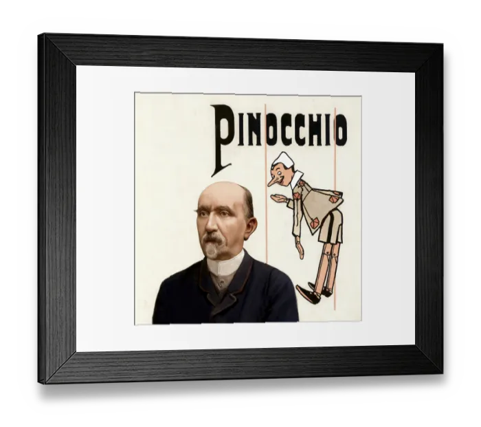 Framed Print : Carlo Lorenzini, 1826 - 1890 Framed Print : Carlo Lorenzini, 1826 - 1890