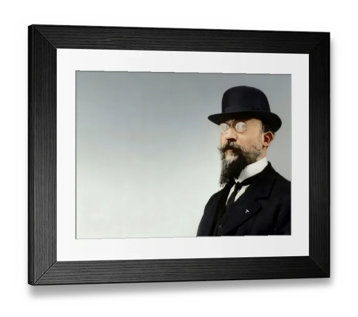 Framed Print : Erik Satie, 1866 - 1925