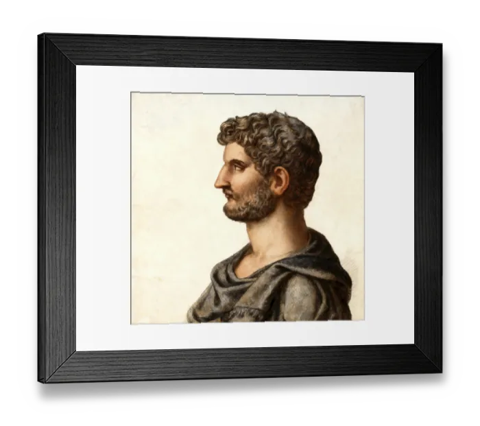 Framed Print : Hadrian or Publius Aelius Hadrianus Augustus Framed Print : Hadrian or Publius Aelius Hadrianus Augustus