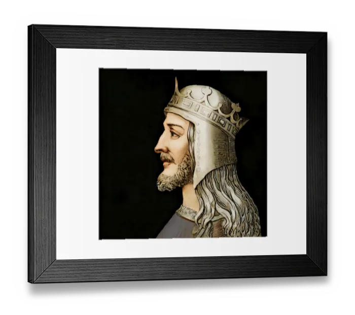 Framed Print : Theodoric the Great, Flavius Theodericus Rex
