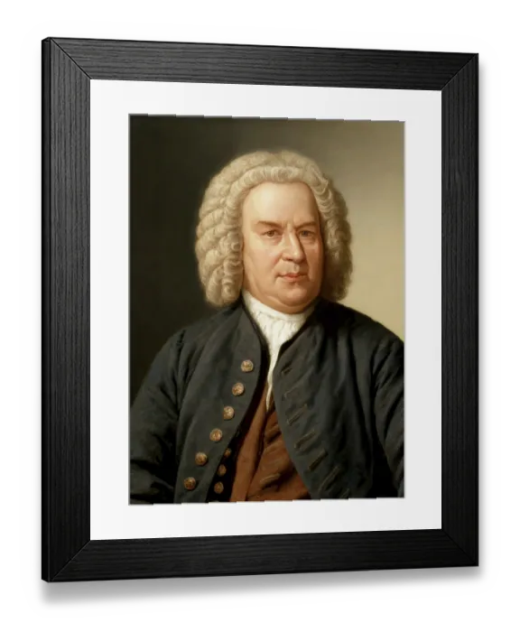 Framed Print : Johann Sebastian Bach, 1685 - 1750 Framed Print : Johann Sebastian Bach, 1685 - 1750