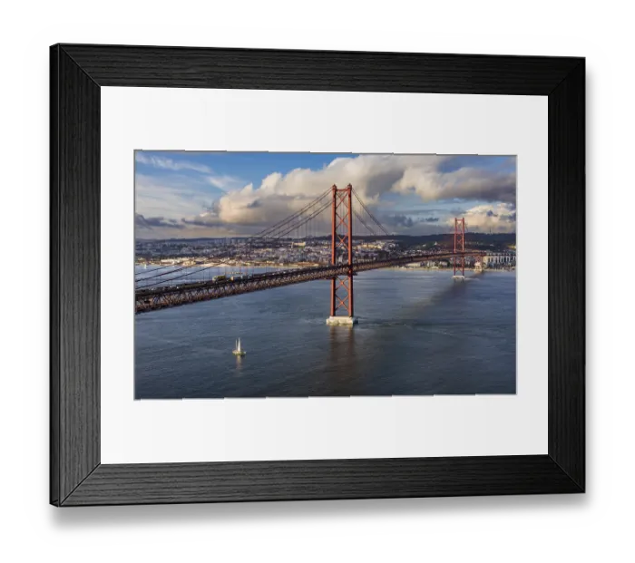 Framed Print : Vasco da Gama bridge, Lisbon, Portugal