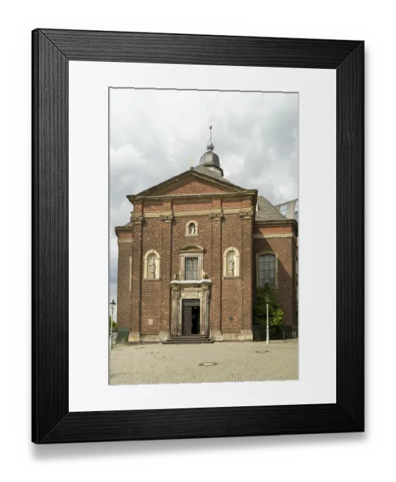 Framed Print : Historical baroque architecture of the Josephskapelle chapel in the Altstadt of Dusseldorf Germany Historical Framed Print : Historical baroque architecture of the Josephskapelle chapel in the Altstadt of Dusseldorf Germany Historical