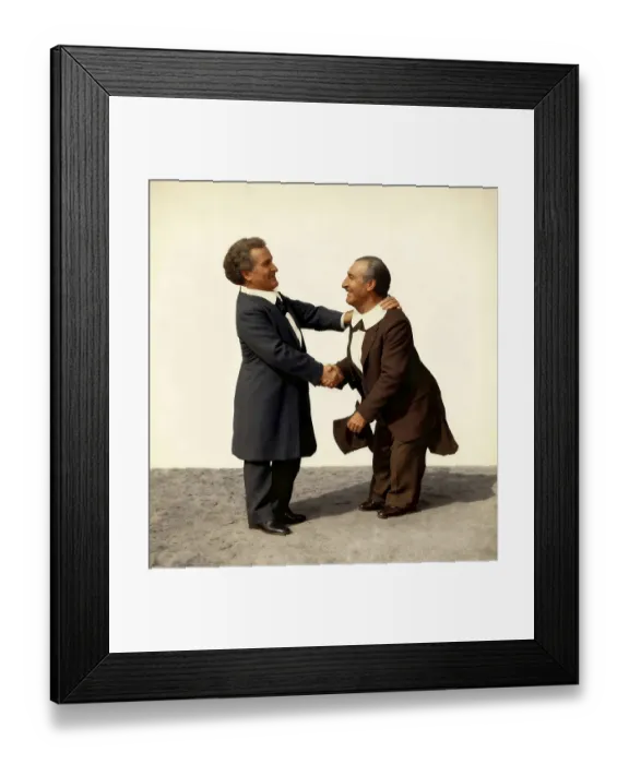 Framed Print : Richard Wagner with Anton Bruckner in Bayreuth Framed Print : Richard Wagner with Anton Bruckner in Bayreuth