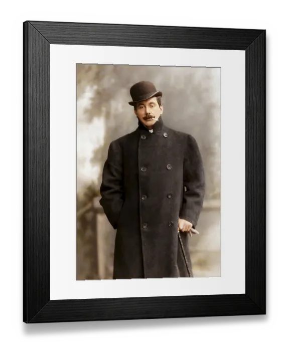 Framed Print : Giacomo Puccini, 1858 -1924