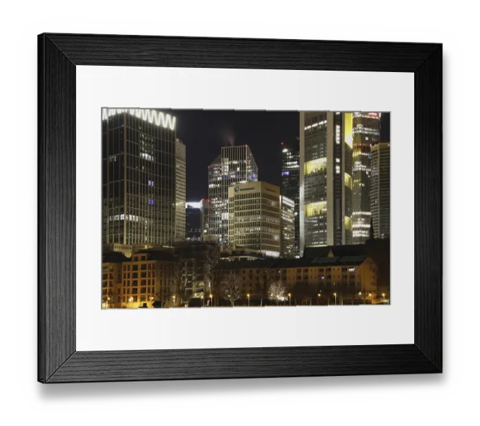 Framed Print : Cityscape and skyline of a modern metropolis