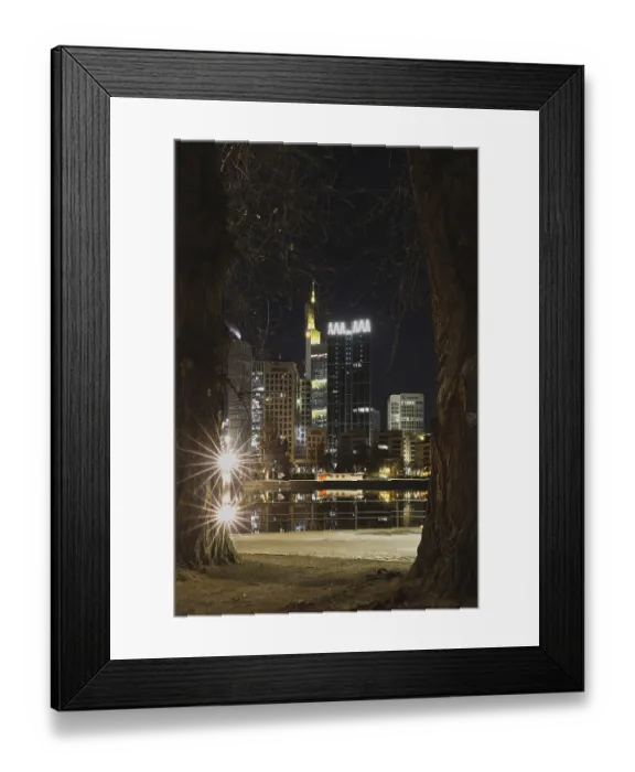 Framed Print : Cityscape and skyline of a modern metropolis