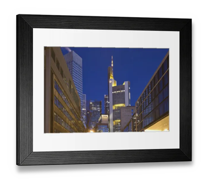 Framed Print : Cityscape and skyline of a modern metropolis
