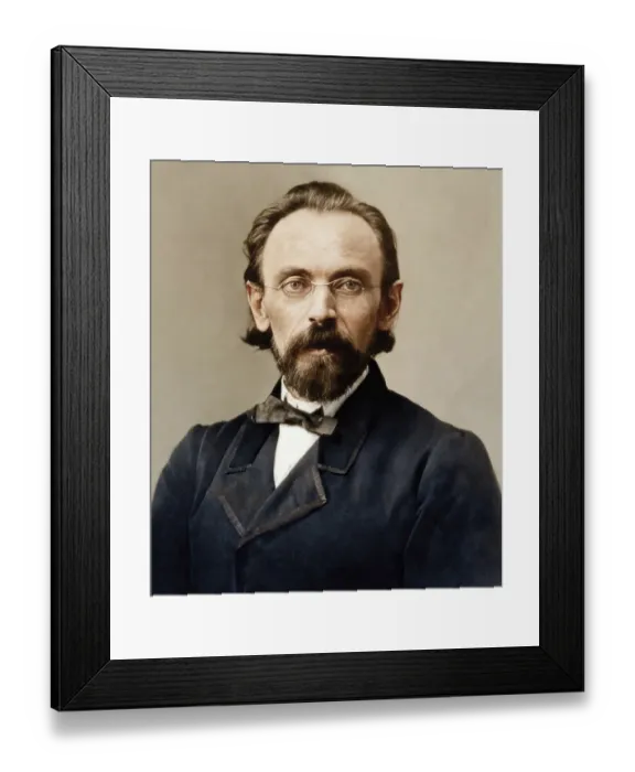 Framed Print : Richard August Carl Emil Erlenmeyer