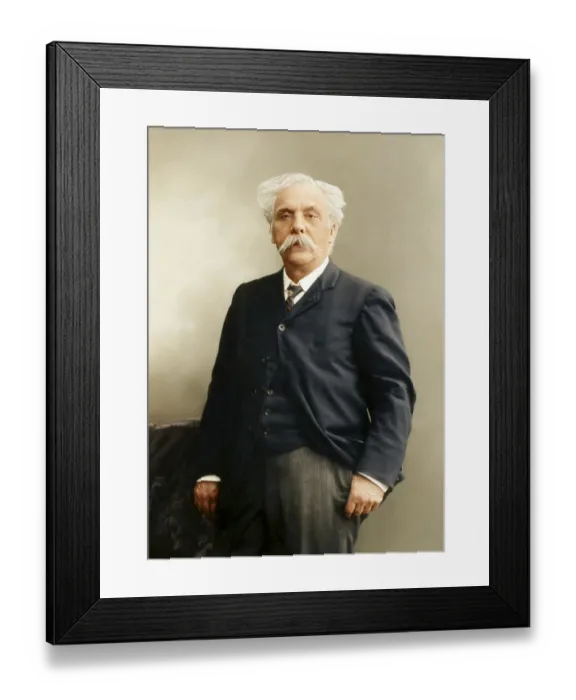 Framed Print : Gabriel Faure, 1845 - 1924