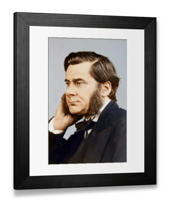 Framed Print : Thomas Henry Huxley, 1825 - 1895